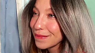 Girlfriend's Taboo Habit Wearing Mother's Clothes For Blowjob And Sex