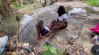 streams of joy getting dicked outdoor with huge cock big tits chubby girlfriend