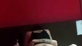 i watch this young 18 girl with small tits and tattoo ride a big cock while sucking it naked in the room