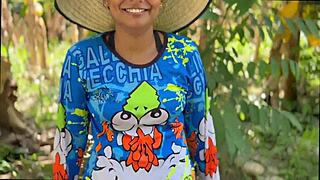 Colombian Babe Fucked Outdoors