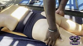 Stacxxxs presents a day at the pool with hawaiian angel