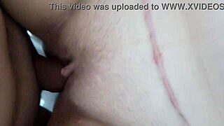 Naughty wife tries anal plug for first time