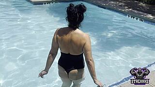 Stacxxxs presents a day at the pool with hawaiian angel