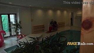 Risky Poolside Sex With Italian Cutie!