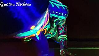 fucked wild slim girl uv-light