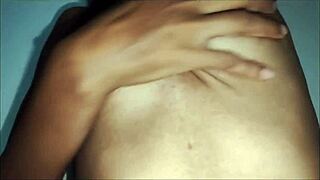 Brunette Stepsister Sends Homemade Porn to Boyfriend Then Gets Standing Doggystyle Fuck