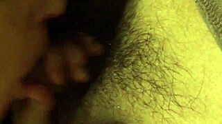 Watch this asian girlfriend give a juicy blowjob to cock.