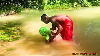 Fucking African whore with big cock