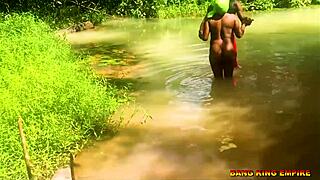 Fucking African whore with big cock