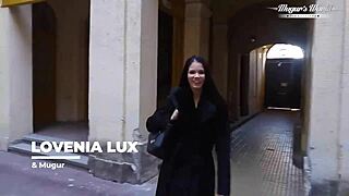 private casting with lovenia lux bent over and deepthroating