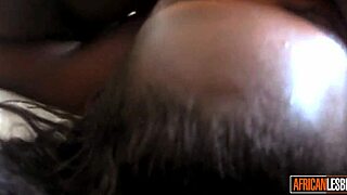 Ebony Babe Sits On Face With Big Black Booty For Wet Licking