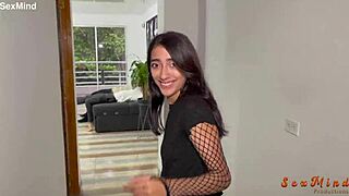 destroying that cute argentinian girl's ass with double penetration