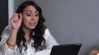 NICKY GETS IN BIG TROUBLE WHEN LILLY DISCOVERS HIS ANAL PORN WATCHING SHE TEACHES LESSON WITH MONSTER COCK