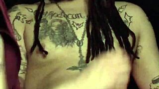 bourgogne velour licking balls and sucking big black cock