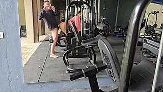 i fucked that hot brazilian milf at the gym and came inside