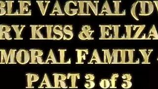 two hung bros pound pawg eliza's tight holes with huge dicks.