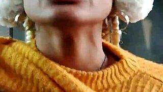 hey slut, why not bounce on that dildo and squirt all over your hairy wet pussy?