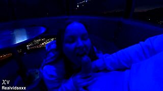 Blonde Gets Quick Standing Fuck