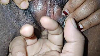i watch my desi bhabi's hairy pussy cleaning session