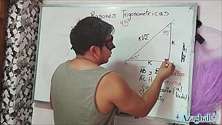 Asian student and teacher explore 45-degree sexual angle in bedroom! 📐😏