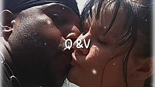 Black Interracial Couple Engages in Deepthroat Sucking and Toy Play. I Licked Her Pussy So It's Mine Now.