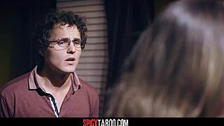 brunette girlfriend sneaks in hardcore sex with boyfriend, including doggystyle, deepthroat, and cowgirl rides 😏