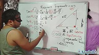 Asian student and teacher explore 45-degree sexual angle in bedroom! 📐😏