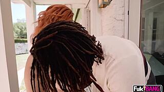 Keely Rose UNDRESSES her WET PUSSY in DOGGYSTYLE and MISSIONARY