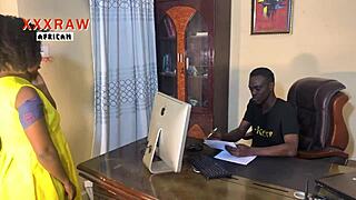 making out with school teacher on office table