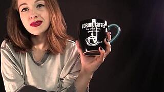 Morning yoga with lipstick and femdom humiliation