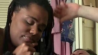 amateur homemade ebony getting bent over in the bedroom for doggystyle