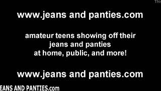 Mimmie Flashes Her Panties