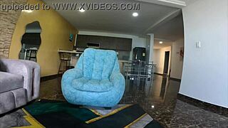 Haven't seen stepsister in so long, squeezed her white booty after she changed into something comfortable