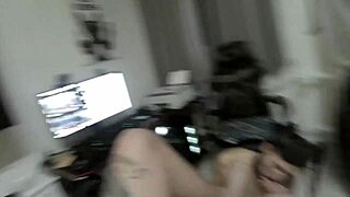 Ass licking slave in first person view