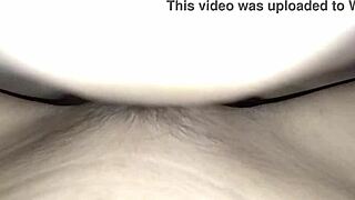 Geek girl in glasses gets fucked in doggy position by amateur