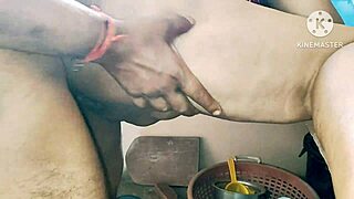 Desi wife interacts with neighbor boys