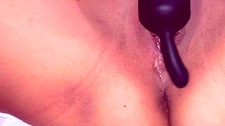 Cute Latina Teen Squirts Cum into Mouth in Close-Up Muff Diving.