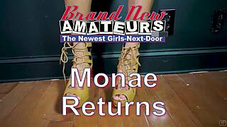 Does monae's wet muff get deeply banged and jizzed?