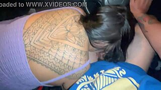 she says, 'i got a ticket for blowjob while driving'