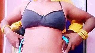 Indian Housewife Interacts with Tailor in Telugu Conversation