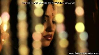 Indian Brunette MILF Poses In Black Dress