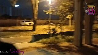 Girl with big ass waves to huge crowd