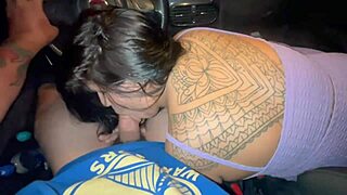 she says, 'i got a ticket for blowjob while driving'