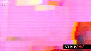 Freaky girl twerks and humps passionately