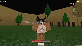 In this compilation, the Roblox slut takes big cock in her ass and tits. She moans as the monster dick fills her up.