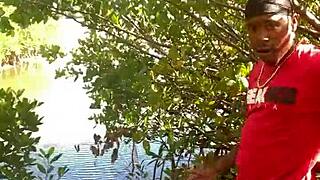 Milf's Passionate Deepthroat Quickie On The Beach