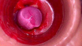 i feel monster cock creampie fucking my vagina cervix in close up POV