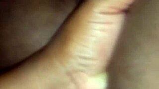 Wow, watch this black prostitute's juicy big ass get licked and filled with cum!