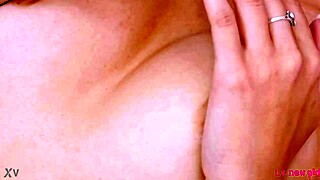 wow, this enchanting brunette milf shows off her sexy body in a casting photoshoot 😍