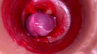 i feel monster cock creampie fucking my vagina cervix in close up POV